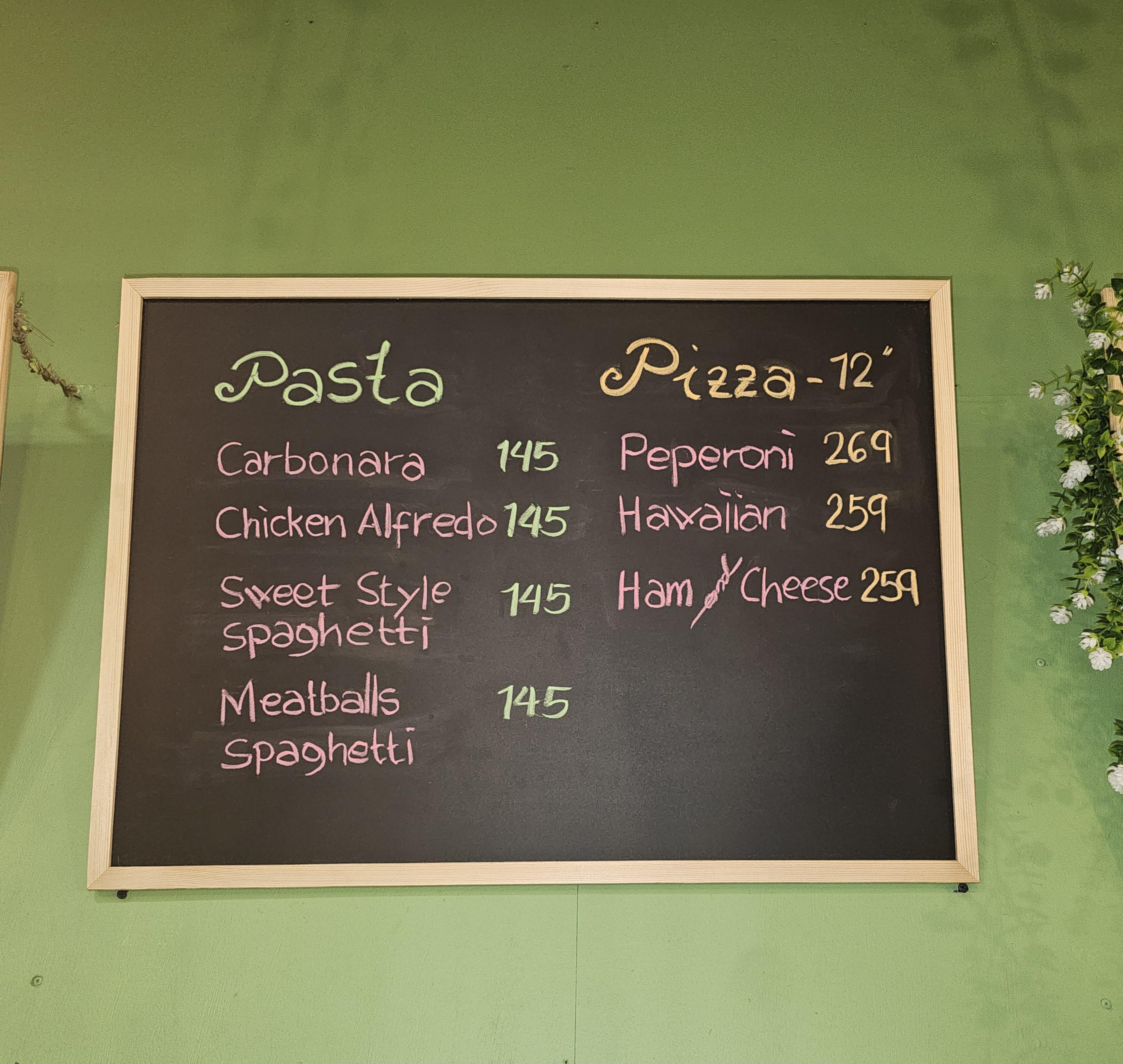 Coffee Menu