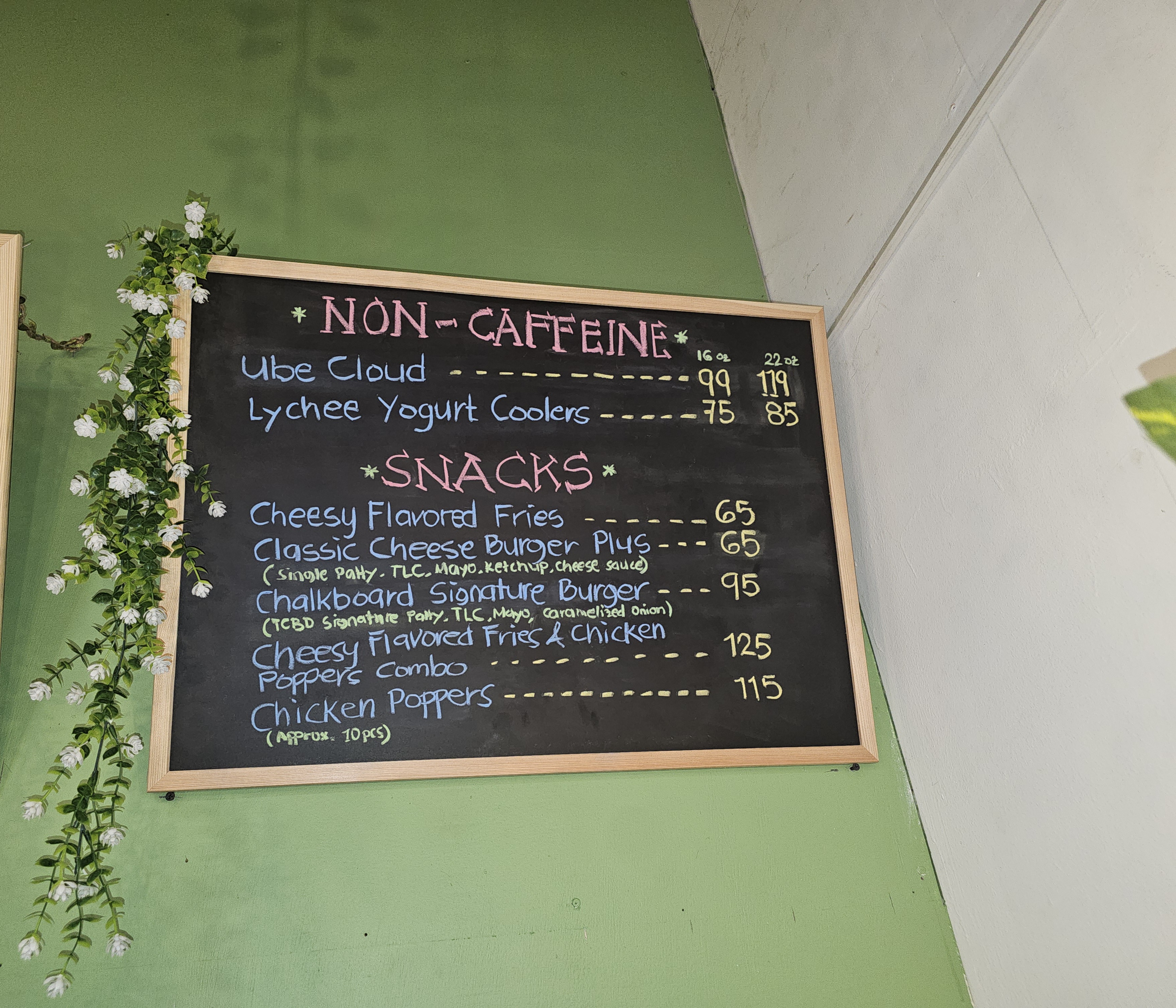 Specials Menu